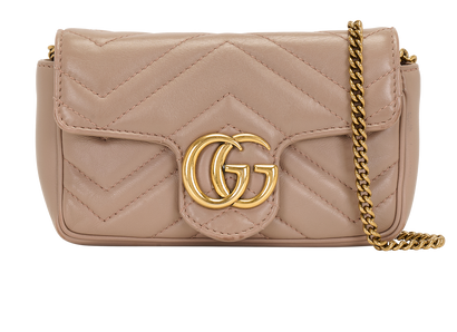 Mini Marmont, &pound;450, Handbags, Purple, Leather, Front view